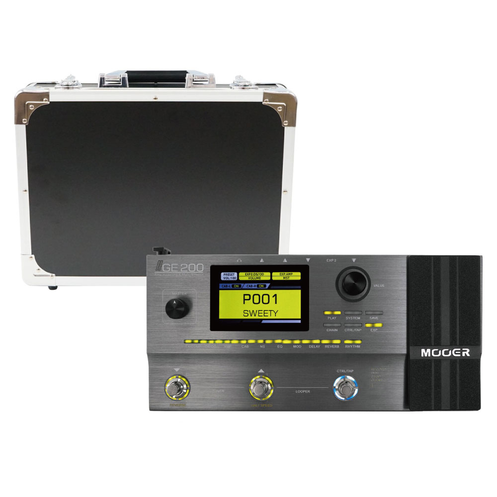 Mooer GE200 マルチエフェクター Dicon Audio エフェクターケース付き