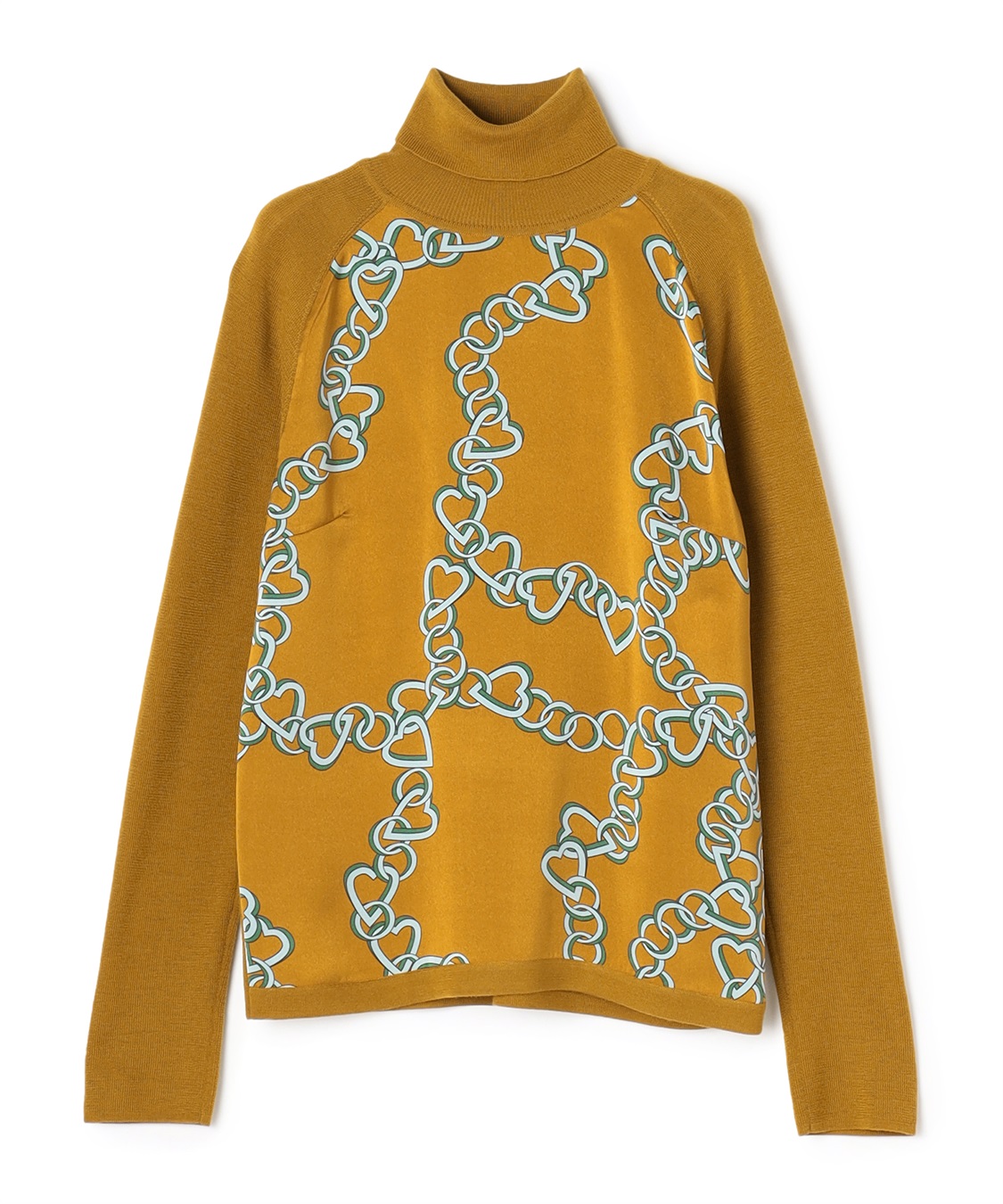 TIME SALE】ハートチェーン切替ハイネックプルオーバー 49AV JUNKO