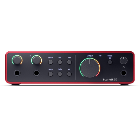 Focusrite Scarlett 2i2 3rd Gen 2x2 USB Audio Interface w/SW