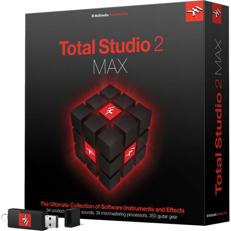 IK Multimedia Total Studio 2 MAX Software Bundle, Crossgrade, USB