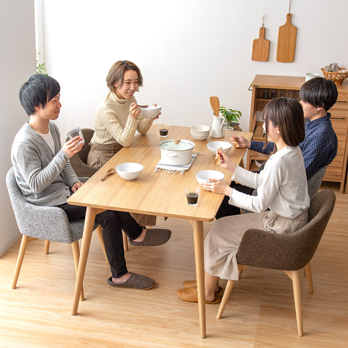 4人用 ウッドダイニング Calma(カルマ)5点セット | 家具・インテリア