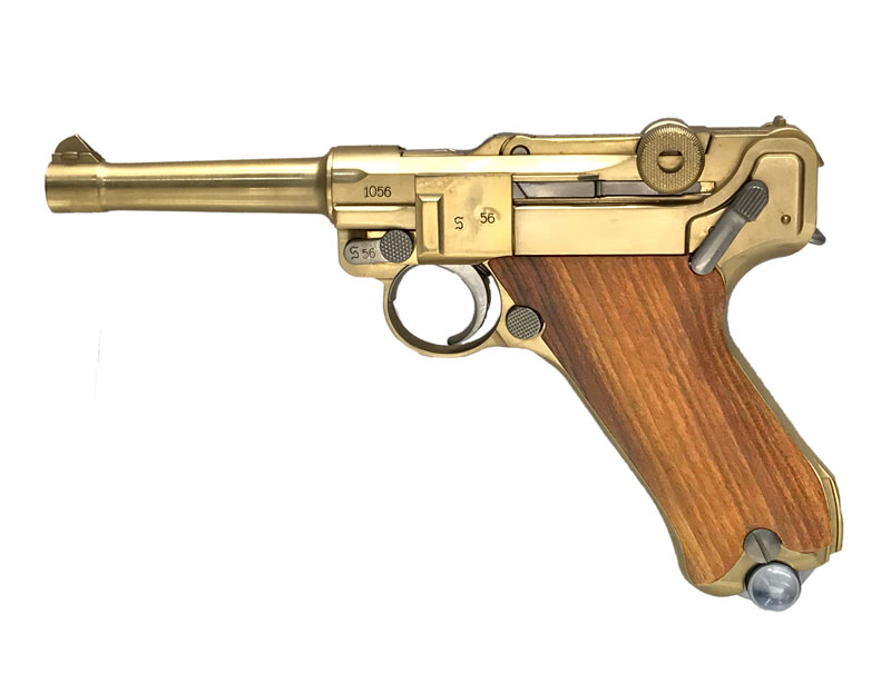 マルシン] ルガー P08 4インチ Parabellum 金属モデルガン 木製