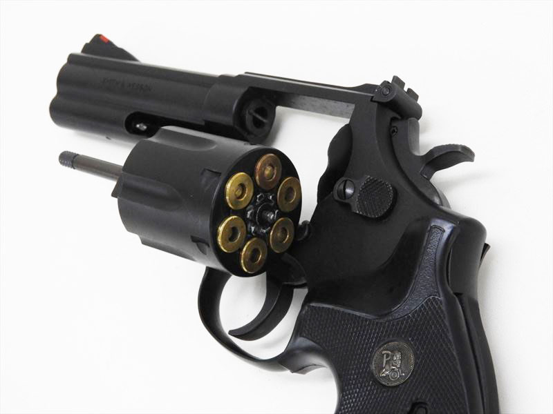マルシン] S&W M586 .357マグナム 4インチ HW パックマイヤーグリップ