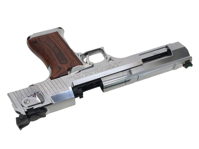 マルイデザートイーグルツートン使用、カスタムグリップ付き。 マルイ