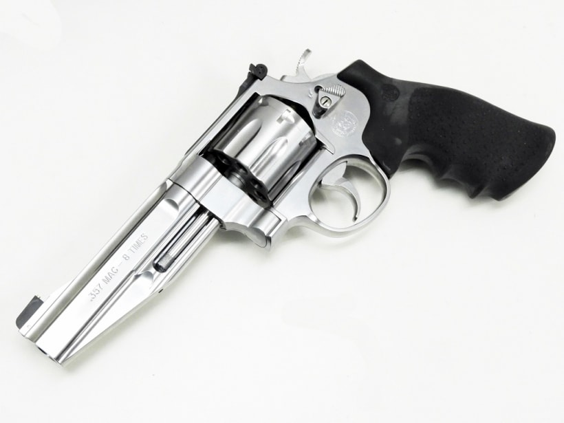 タナカ Smith&Wesson M627PC ステンレスフィニッシュ ガスガン S&W