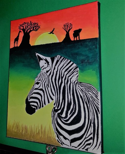 シマウマ」 by 隆博｜Artmeter｜暮らしを彩るアートが、きっと見つかる