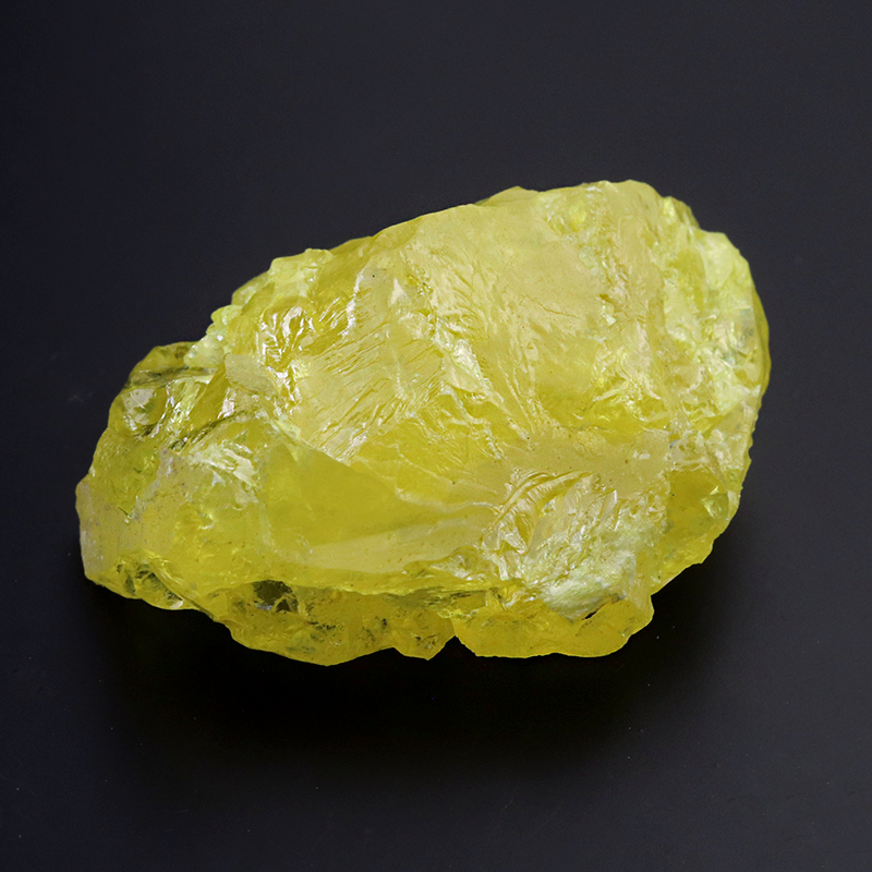 北海道・精進川鉱山産サルファー（硫黄）-035水晶クラスター、天然石