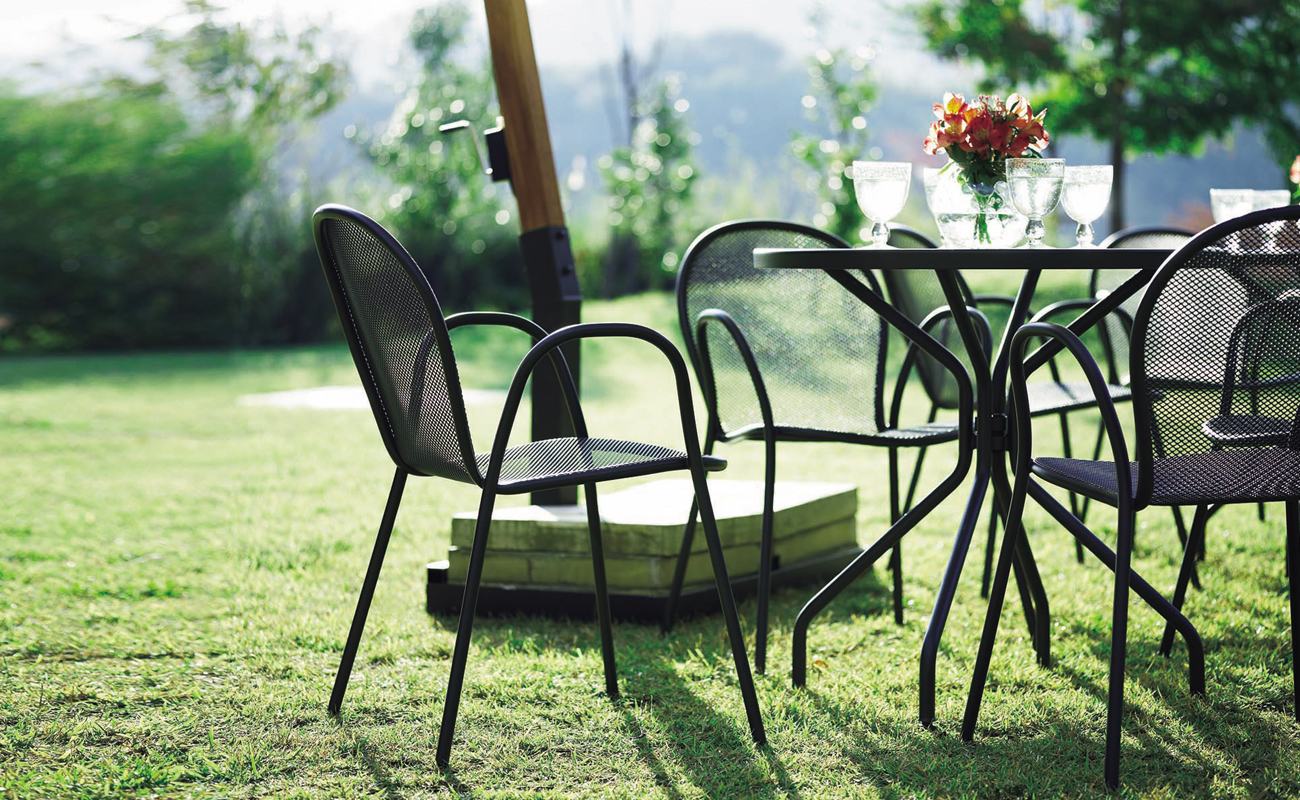 イタリア製 emu エミュー ガーデンチェア 西洋家具 2脚セットiso