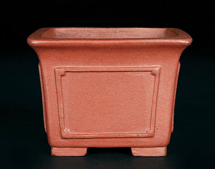 柴勝額面正方鉢 | 盆栽、盆栽書籍、盆栽鉢の通販│近代出版