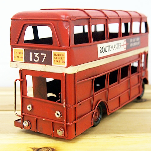 ブリキの車 RM型二階建てロンドンバス AECルートマスター(Sサイズ