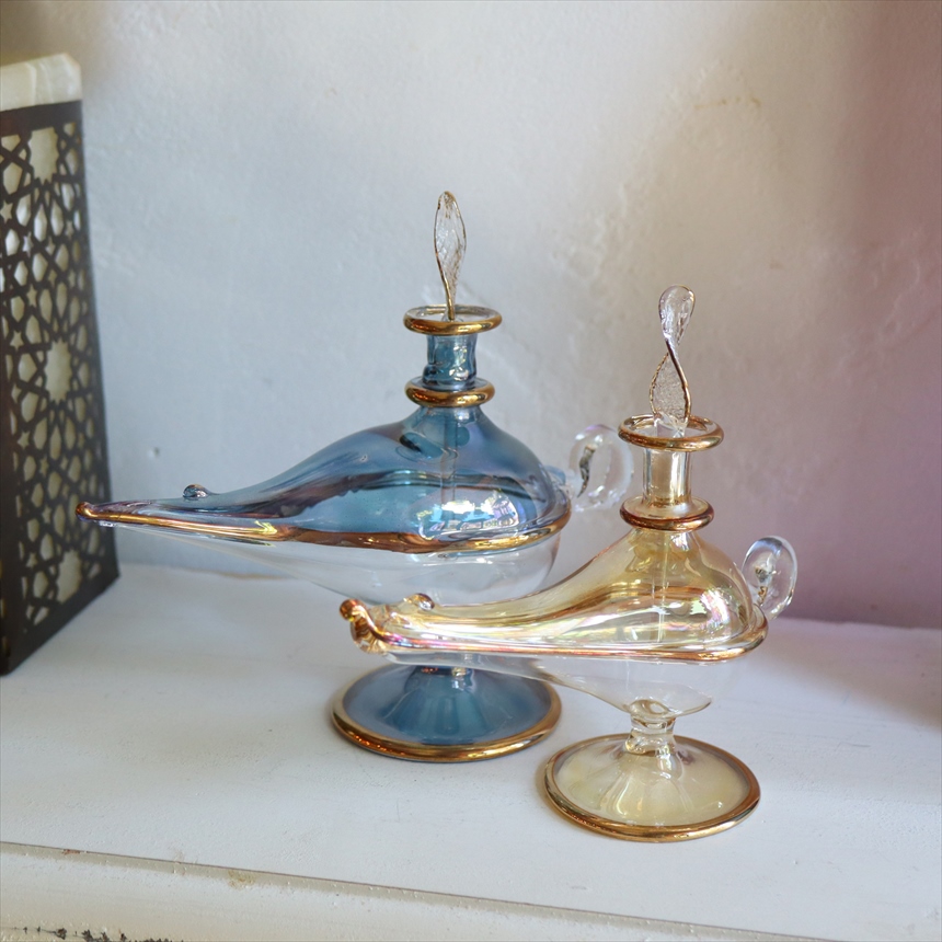 エジプトガラス香水瓶 アラジンランプ Egyptian Perfume Bottle