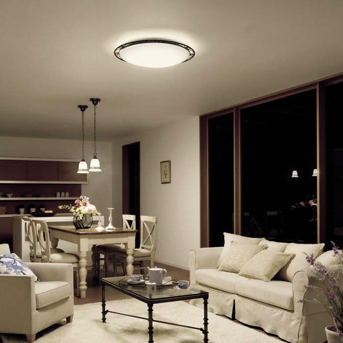 スカボ風 シーリングライト ~6畳 リモコン式｜照明のライティング