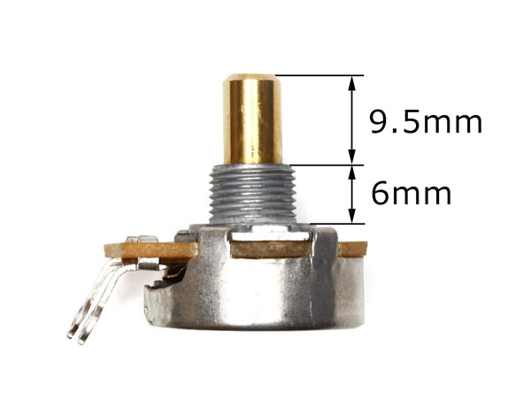 FENDER フェンダー ポット 1MB ソリッドシャフト 通販｜ギターワークス