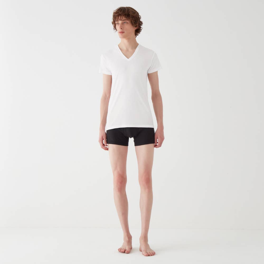 ネット限定お得3枚セット】VネックTシャツ CK8315ST :メンズ トップス