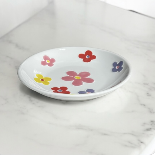 フラワー 五寸皿 - お買い物｜日本最大級の箸の通販サイトなら銀座夏野