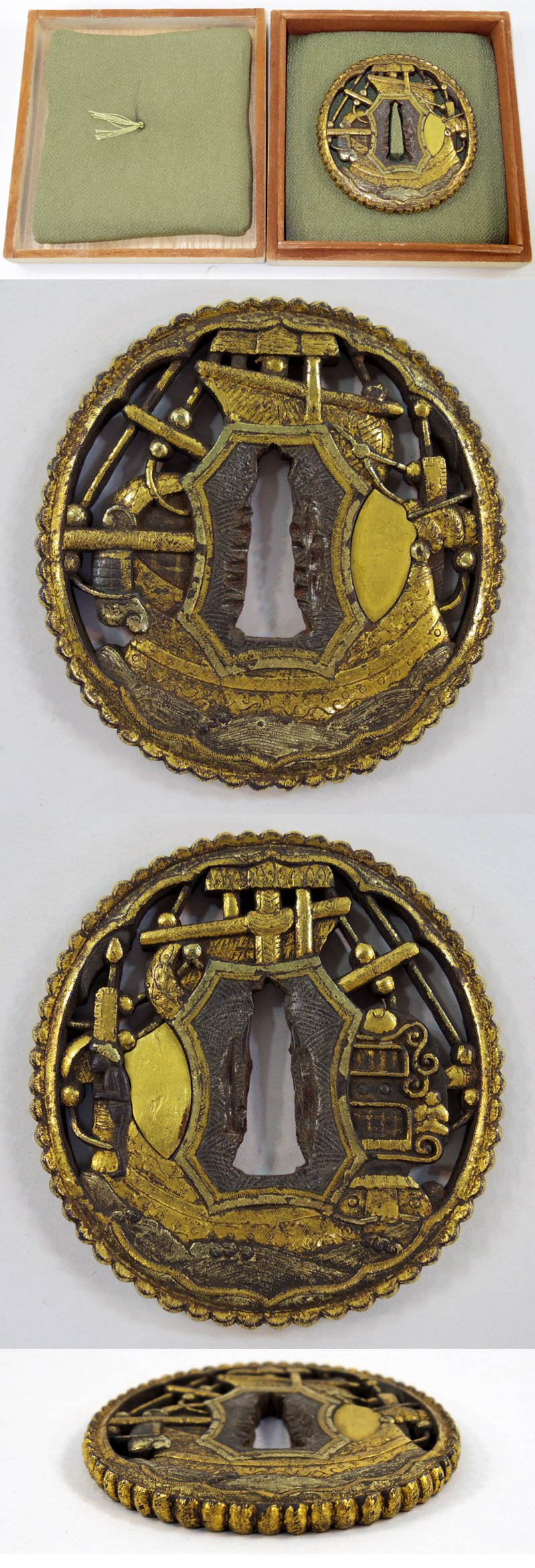 南蛮船透鍔 無銘 南蛮｜日本刀 刀剣販売のイー・ソード[e-sword]