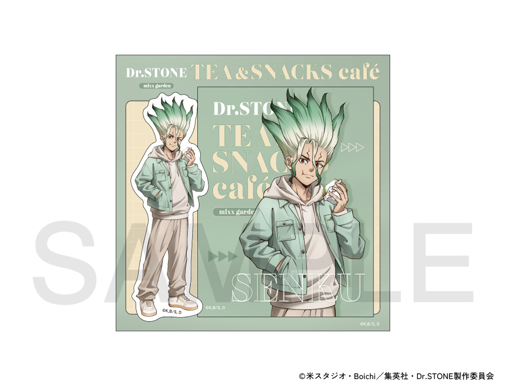 TVアニメ「Dr.STONE」×mixx garden 2025 等身ステッカーセット(石神千空)