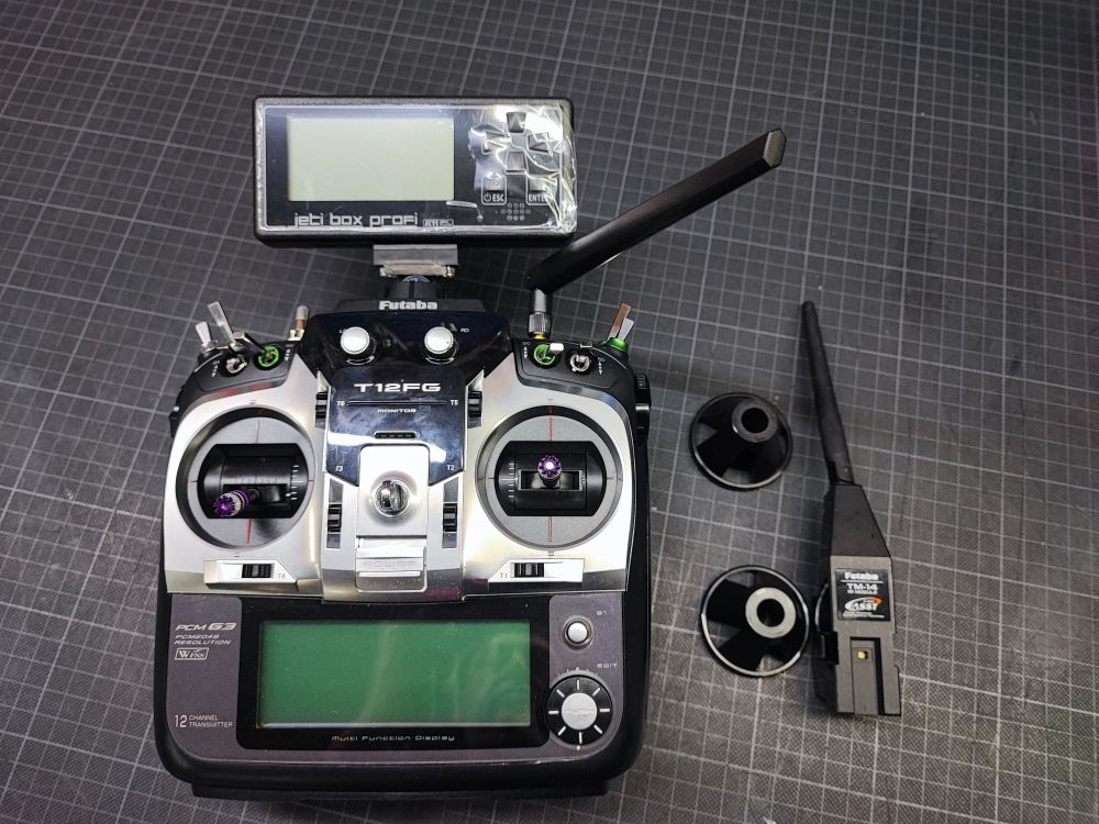 Futaba 12FG 2.4GHz FASST Radio TRANSMITTER with Integrated Jeti