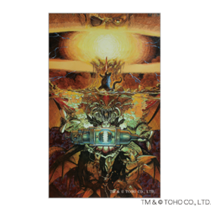 雑 前田真宏 雑画集』発売記念アート展】スマホステッカーC（ゴジラVS