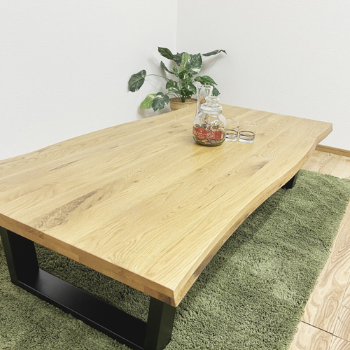 一枚板風座卓テーブル!幅160cmタイプ! VT-01-160-LOW 後藤家具物産株式