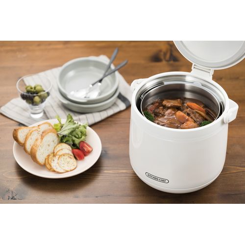 ダブル真空保温調理鍋おまかせさん RWP-N45 ホワイト アイリスオーヤマ