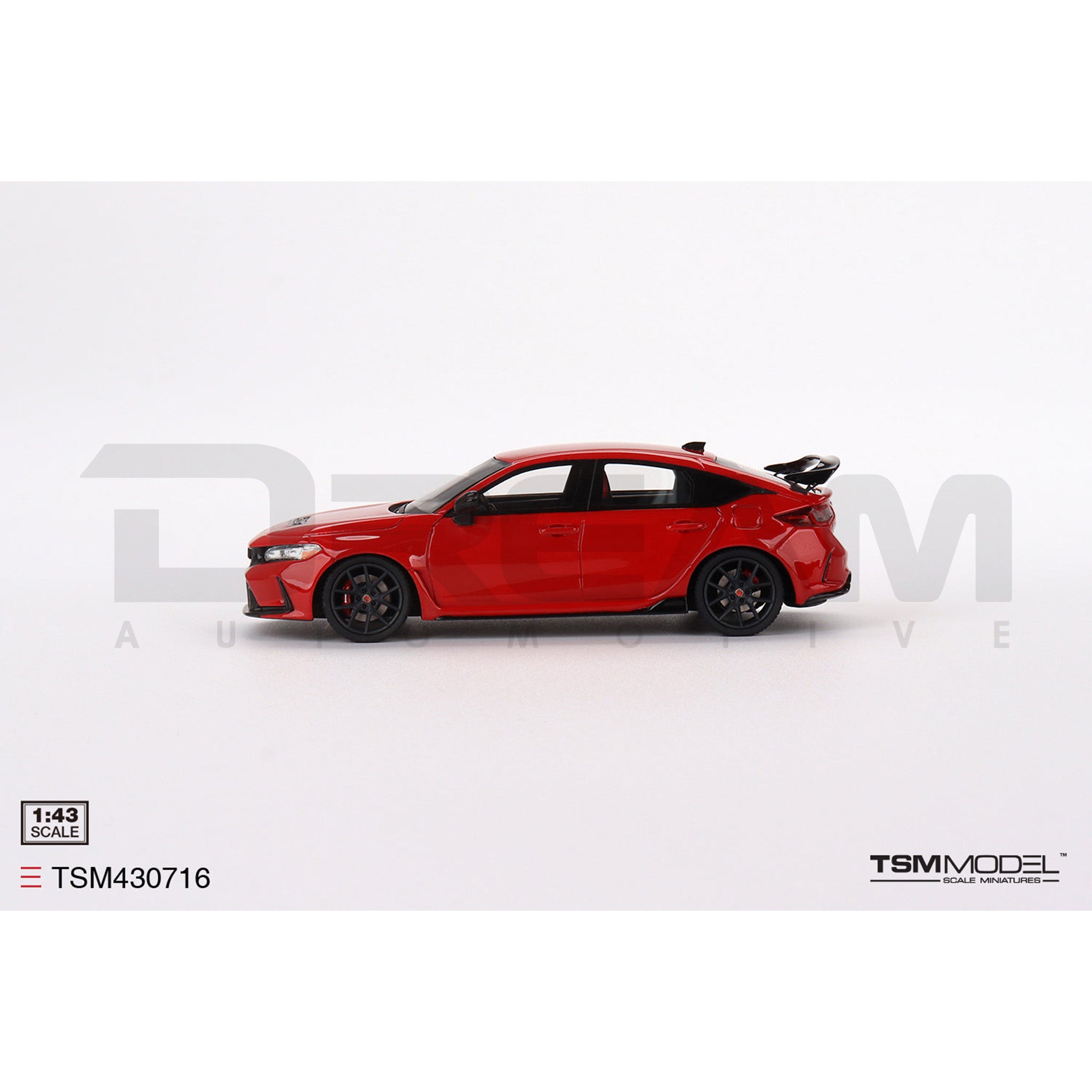 1:43 Honda Civic Type R | FL5 | Rallye Red – Dream Automotive
