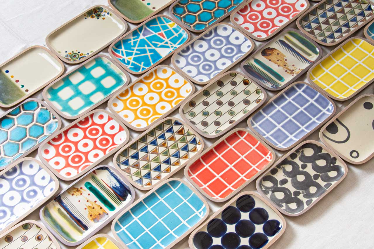 一翠窯 高畑伸也さんのやちむんの角皿について