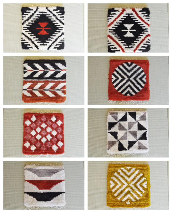 倉敷本染手織研究所 ノッティング織椅子敷き入荷しました。 | 岡山の