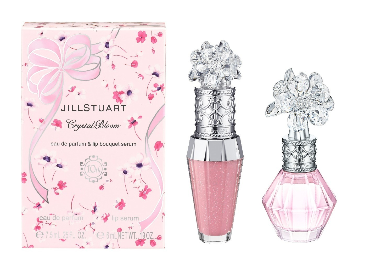 ジルスチュアート24年クリスマスコフレ、「クリスタルブルーム」ミニ