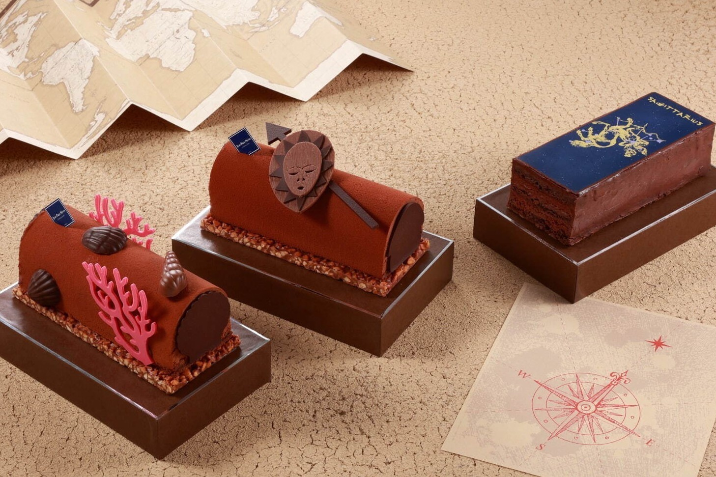 ジャン＝ポール・エヴァン24年クリスマスケーキ、貝殻や“射手座