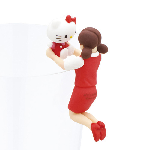 コップのフチ子がハローキティとコラボ！- 北海道限定のラベンダー