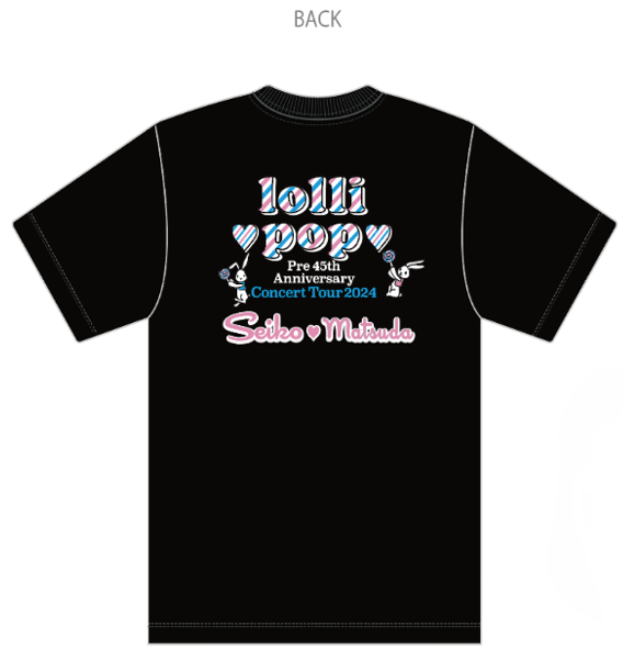 日本武道館Special !! Tシャツ BLACK｜松田聖子｜felicia club by