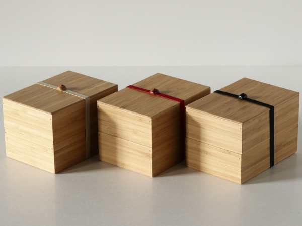 二段弁当箱 - 竹のうつわ - 定番商品 - 公長齋小菅