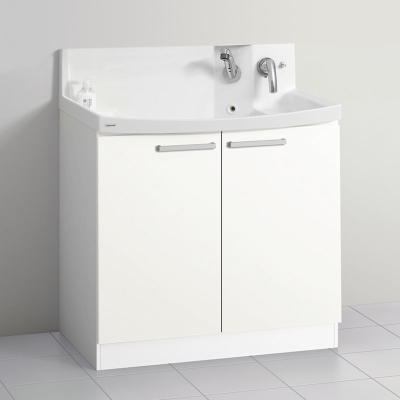 クリナップ 洗面台 ファンシオ 間口900mm 高さ800mm 開き