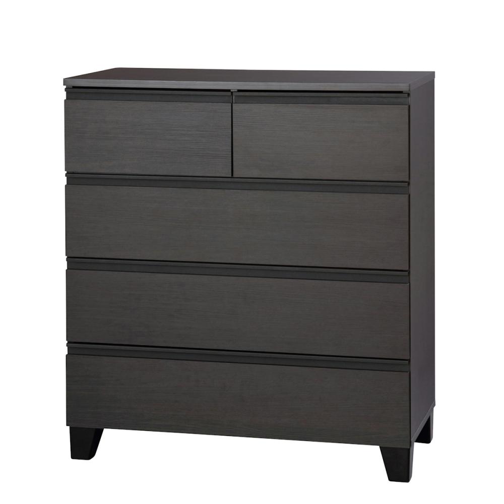 アイリスオーヤマ ウッドチェスト 小引き出し2個1段＋大引き出し3段