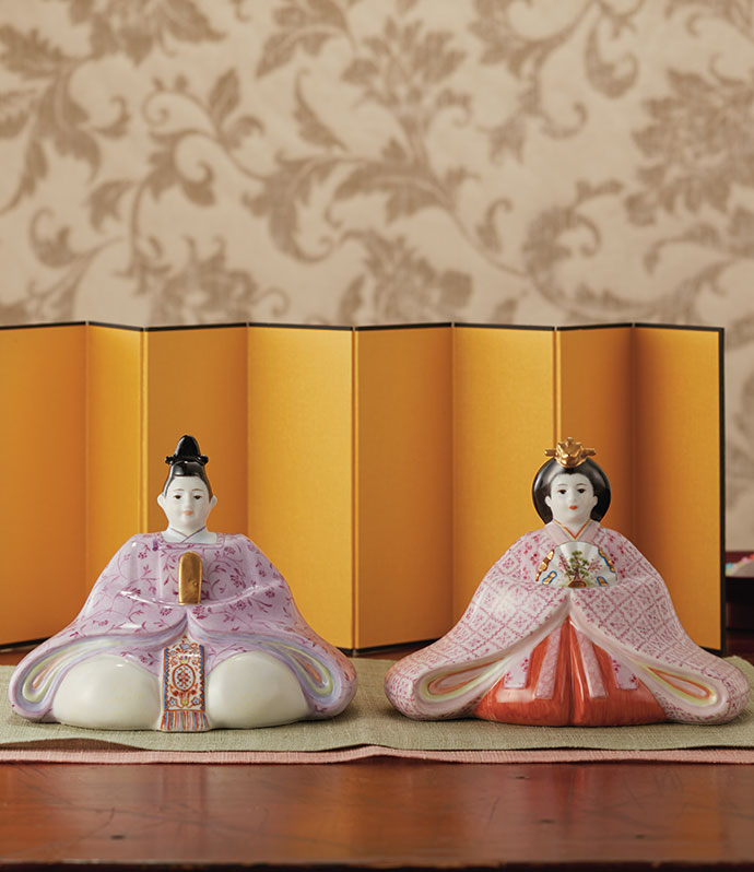 座り雛（みやび） | キルンアート