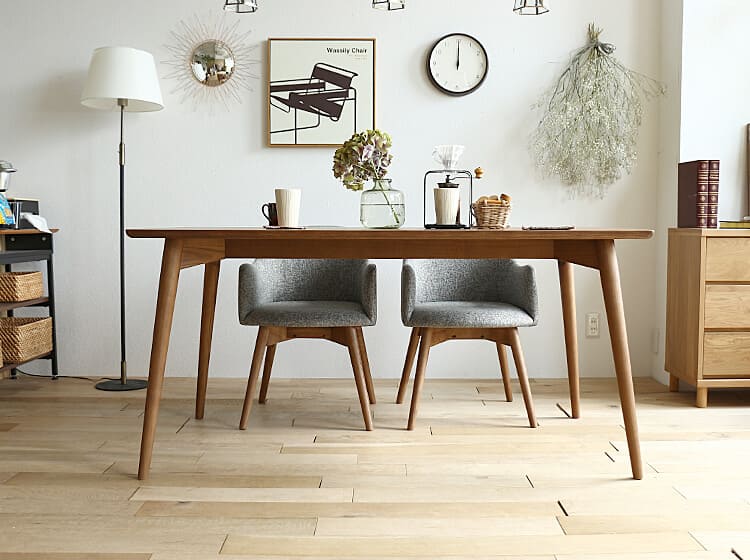 ダイニングテーブル Orois(オロワーズ) ブラウンタイプ