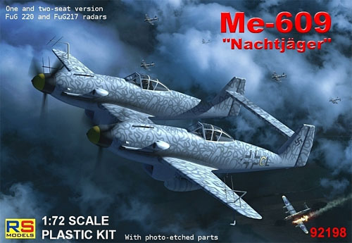 RSモデル メッサーシュミット Me609 ナハトイェガー 1/72 エアクラフト