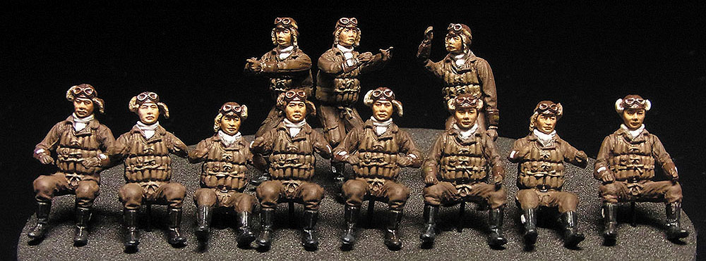 ハセガワ 日本海軍 搭乗員セット 1/72 エアクラフト イン アクション