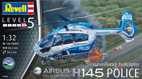レベル エアバスヘリコプターズ H145 警察ヘリコプター 1/32 Aircraft