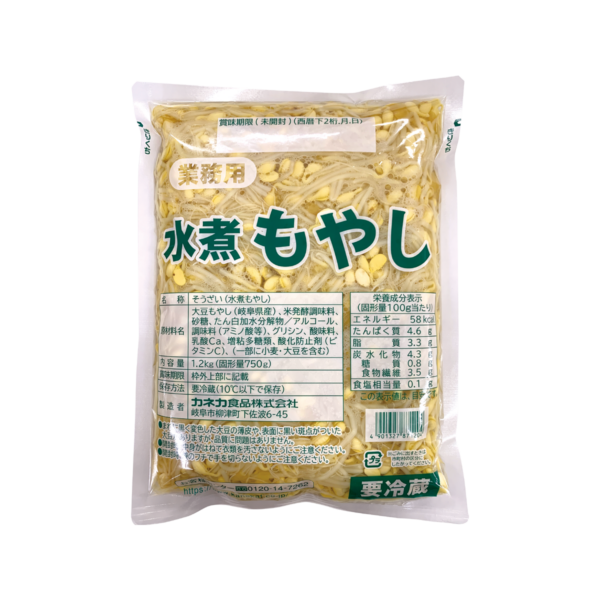 業務用水煮もやし 1.2kg | イチビキ 公式サイト | 名古屋のみそ