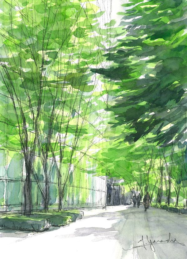 五十嵐吉彦の水彩画