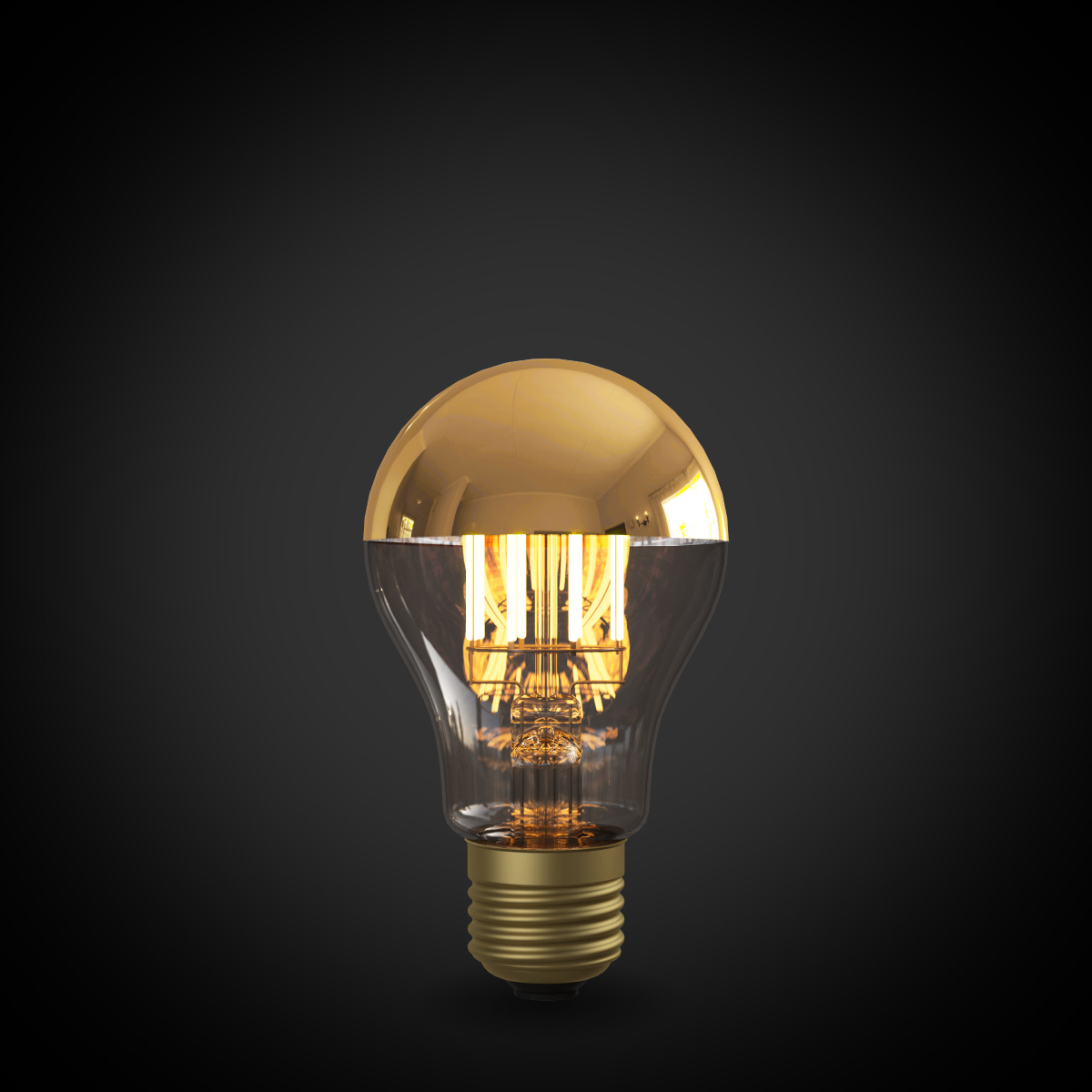 フィラメントLED電球「Siphon」 The Bulb60 LDF39D Tミラー ザ・バルブ