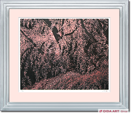 千住博 満開の瀧桜 | 絵画など美術品の販売と買取 | 東京・銀座 おいだ美術