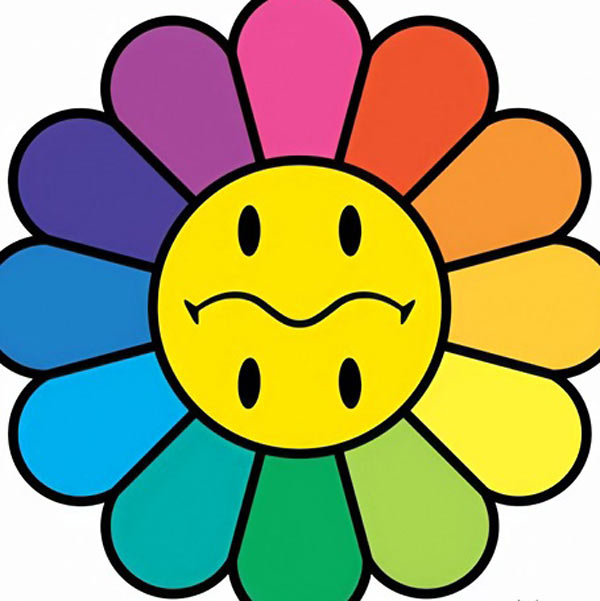 村上隆 レインボースマイリー | 絵画など美術品の販売と買取 | 東京