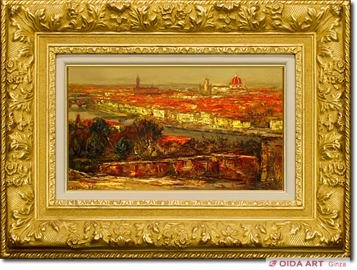 浮田克躬 フィレンツェの眺望 | 絵画など美術品の販売と買取 | 東京