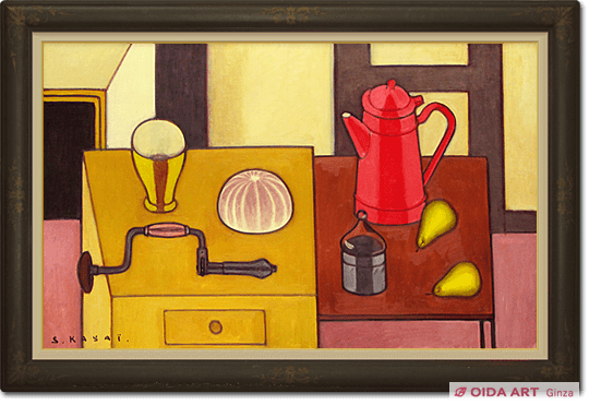 笠井誠一 卓上静物 | 絵画など美術品の販売と買取 | 東京・銀座 おいだ美術