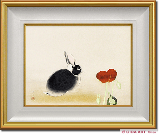 奥村土牛 兎 | 絵画など美術品の販売と買取 | 東京・銀座 おいだ美術