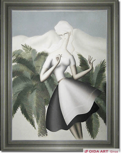 東郷青児 婦人像 (60号) | 絵画など美術品の販売と買取 | 東京・銀座