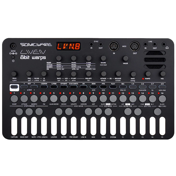 LIVEN 8bit warpsを使って8ビットサウンドを作ろう！自分だけの